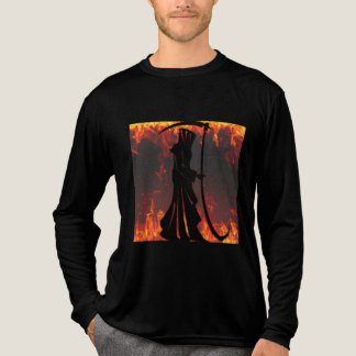Vurige Grim Reaper Tri-Blend Shirt