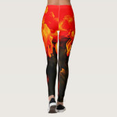 Vurige lava Leggings (Achterkant)
