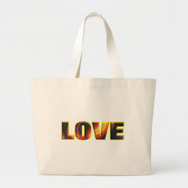 VURIGE LIEFDE GROTE TOTE BAG