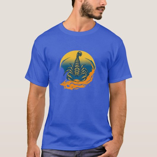 Vurige Maan Schorpioen T-shirt (Voorkant)