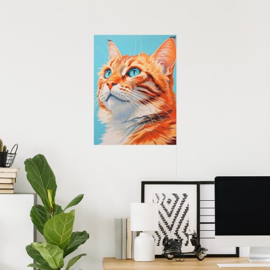 Vurige Majesteit Poster (Thuiskantoor)