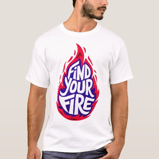 vurige motivatie t-shirt (Voorkant)