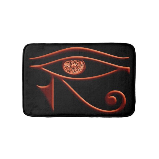 Vurige oog van Horus Bath Mat (Voorkant)