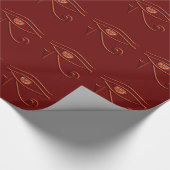 Vurige oog van Horus inpakpapier (Hoek)