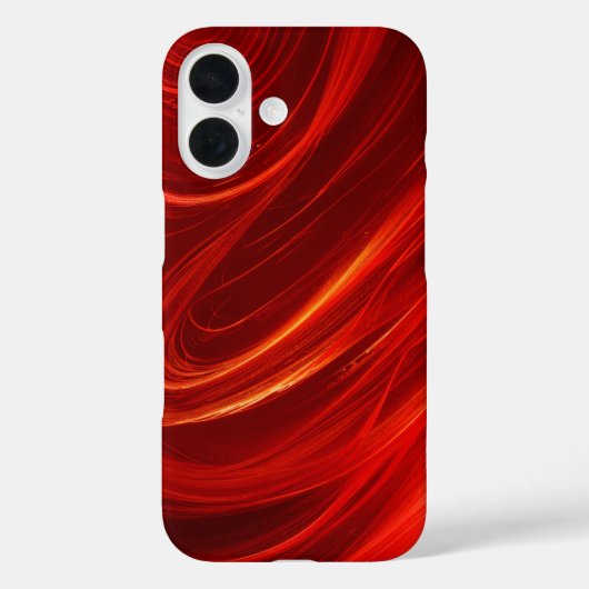 Vurige rode wervelingen Abstracte Flame Art Phone  Case-Mate iPhone Case (Achterkant)