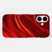 Vurige rode wervelingen Abstracte Flame Art Phone  Case-Mate iPhone Case (Achterkant (horizontaal))