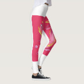 Vurige Roze Engel Hakken Leggings 🔥😇 (Rechts)