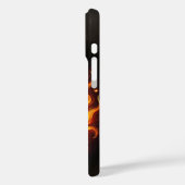 vurige schedel Case-Mate iPhone case (Achterkant / Links)