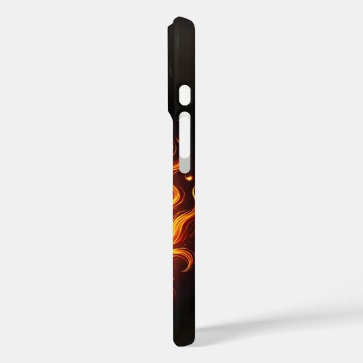 vurige schedel Case-Mate iPhone case (Achterkant / Links)