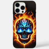 vurige schedel Case-Mate iPhone case (Achterkant)