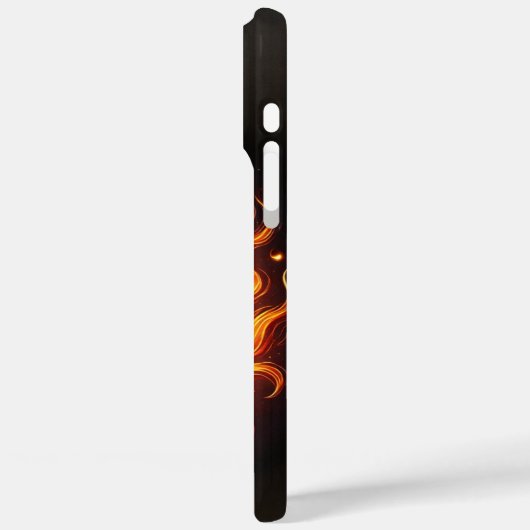 vurige schedel Case-Mate iPhone case (Achterkant / Links)