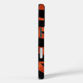 Vurige Sinaasappel & Zwarte Tijger Strepen Telefoo Case-Mate iPhone Case (Achterkant / Rechts)