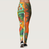 Vurige slangen Leggings (Achterkant)