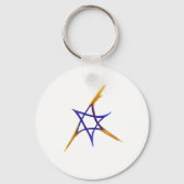 Vurige ster van David Sleutelhanger (Voorkant)