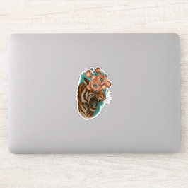 Vurige tijgerbloei sticker