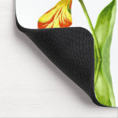 Vurige tulpen op een Mousepad Muismat (Hoek)