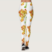 Vurige tulpen op Leggings (Achterkant)