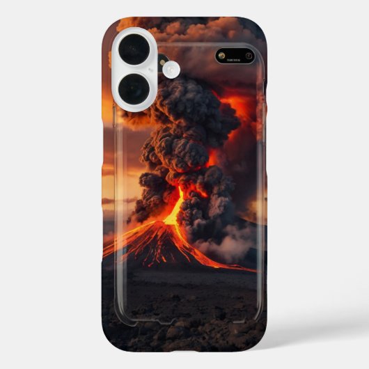 vurige vulkaanhorizon Case-Mate iPhone case (Achterkant)