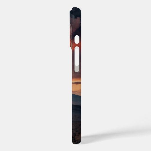 vurige vulkaanhorizon Case-Mate iPhone case (Achterkant / Links)