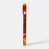 Vurige Vuurdraak | Mythische Vlamdraak Fantasie iPhone 15 Case (Linkerkant)