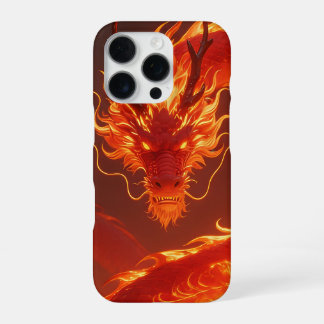 Vurige Vuurdraak | Mythische Vlamdraak Fantasie iPhone 16 Pro Hoesje