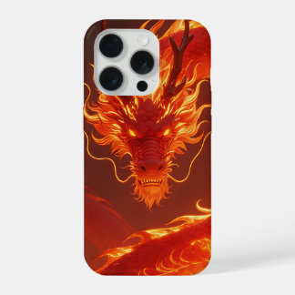 Vurige Vuurdraak | Mythische Vlamdraak Fantasie iPhone 15 Pro Case