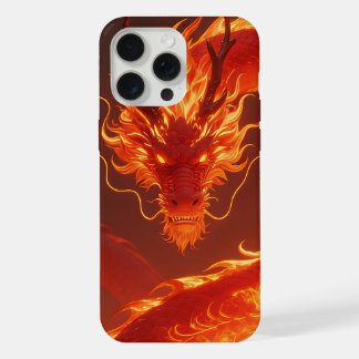 Vurige Vuurdraak | Mythische Vlamdraak Fantasie iPhone 15 Pro Max Case