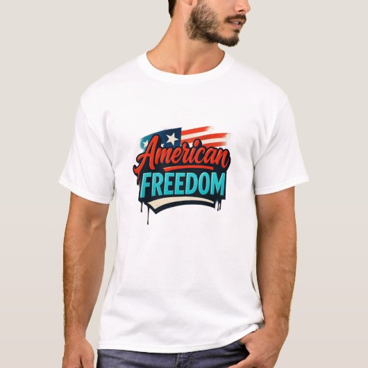 Vushii American Freedom Graphic  T-shirt (Voorkant)
