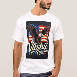Vushii Eagle Vrijheid Grafisch  T-shirt