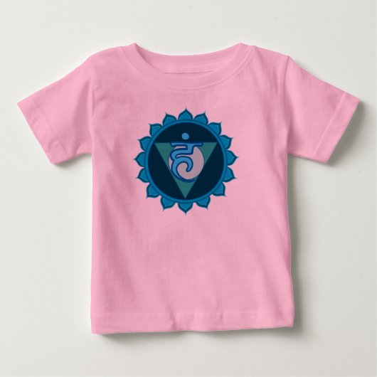 Vushuddha Chakra Baby Bodysuit (Voorkant)