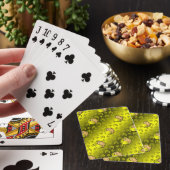 Vuur aap pokerkaarten (Insitu)