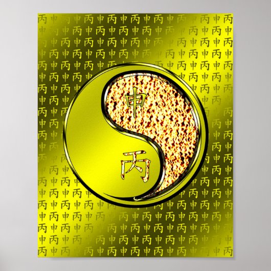 Vuur aap poster (Voorkant)