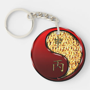 Vuur aap sleutelhanger