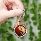 Vuur aap sleutelhanger (Hand)