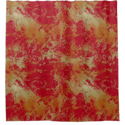 Vuur Abstract Douchegordijn (Voorkant)