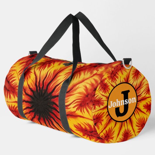 Vuur Abstract Patroon Gear Bag Monogram Plunjezak (Linkerhoek)
