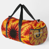 Vuur Abstract Patroon Gear Bag Monogram Plunjezak (Rechterhoek)