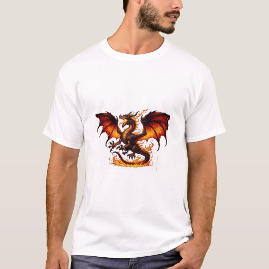 Vuur ademen Dragon T-shirt (Voorkant)