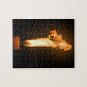 Vuur afvallen legpuzzel (Horizontaal)