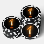Vuur afvallen pokerchips (Opstapeling)