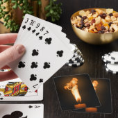 Vuur afvallen pokerkaarten (Insitu)