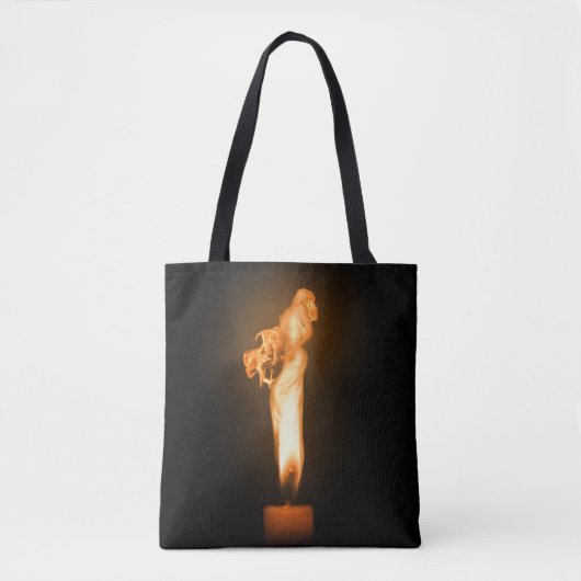 Vuur afvallen tote bag (Voorkant)