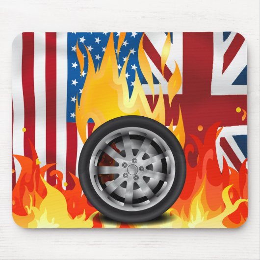 Vuur, Alloy UK US Muismat (Voorkant)