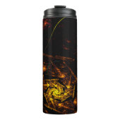Vuur beneden Abstract Thermosbeker (Voorkant)