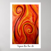 Vuur binnen poster (Voorkant)