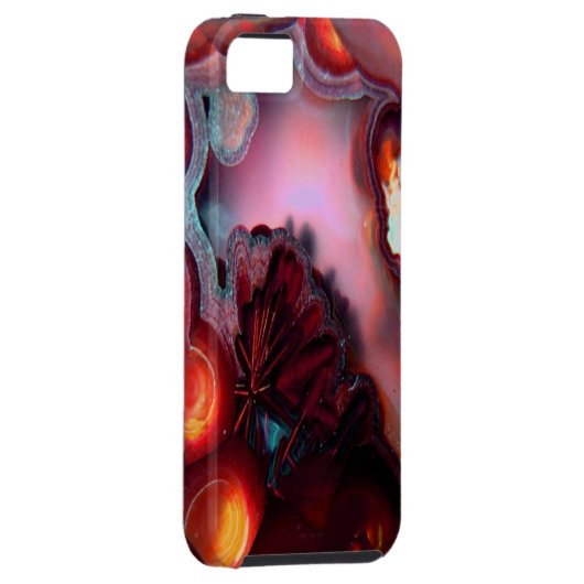 Vuur binnenste kristalkunst Case-Mate iPhone case (Back/Rechts)