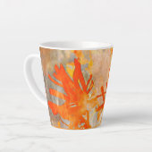 Vuur Bloemen Latte Mok (Linkerhoek)