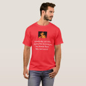 Vuur branden op de danseres t-shirt (Voorkant volledig)