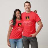 Vuur branden op de danseres t-shirt (Unisex)
