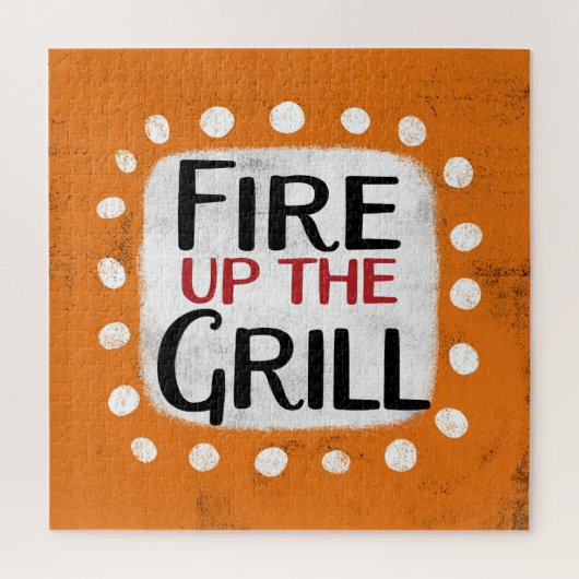 Vuur de Grill Jigsaw puzzel (Verticaal)